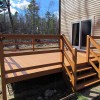 Repaired and painted deck in Sturbridge, MA