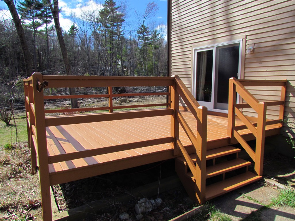Repaired and painted deck in Sturbridge, MA